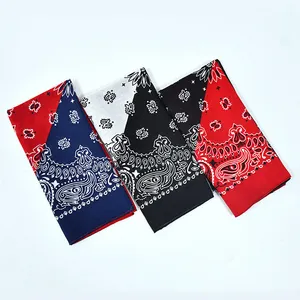 12 Pack Tie Dye Bandana Algodão Paisley Bandanas Headbands Cowboy Lenços para Homens e Mulheres