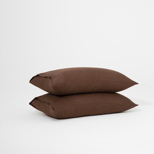 Bền Vững Bộ Giường Linen Duvet Nâu Pháp Lanh Linen Duvet <span class=keywords><strong>Cover</strong></span> Giường Đơn Và Duvet Bao Gồm 3 Pcs - Product Image 4