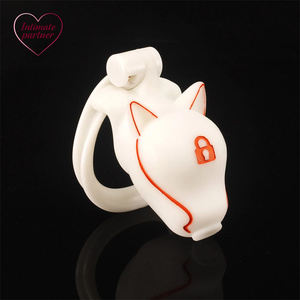Jaula de Castidad Masculina Puppy IDO, Juguetes Sexuales de Bondage para Adultos, <span class=keywords><strong>Candado</strong></span> Cb con 4 Anillos para Pene de Diferentes Tamaños, Discreto, Dispositivo de Castidad que Previene Infidelidades - Product Image 3