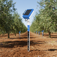 Capteur d'humidité du sol YaTunIOT multi-profondeur, station de surveillance solaire 4G LoRa pour l'humidité, la température et l'EC du sol, YaTun Watchman-S03, montage au sol
