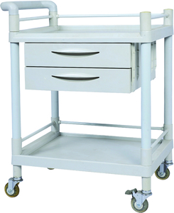 Fabrikant Direct Ziekenhuis Geneeskunde Plastic Lade Medische <span class=keywords><strong>Trolley</strong></span> Met Wielen - Product Image 3