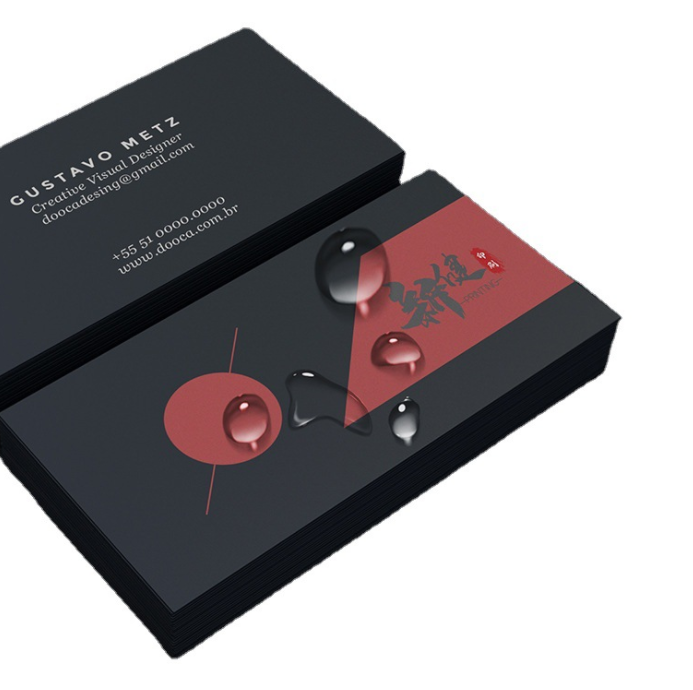 Hot Selling Excellent Quality Business Card Aluminium Business Card Printing Metal Business Card