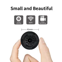 Mini caméra de surveillance ip wifi sans fil, batterie petite taille, portable, Vision nocturne
