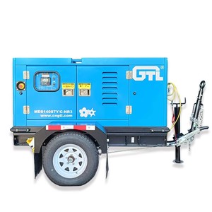 Máy nén khí DIESEL 101.5psig với sau khi làm mát Máy nén trục vít di động Mds140s7y-c 140cfm 7bar 3.9m3/PHÚT - Product Image 6