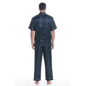 Pyjamas brodés en soie à manches courtes <span class=keywords><strong>pour</strong></span> femmes Nighty Designs Honeymoon Nightwear <span class=keywords><strong>pour</strong></span> Couples Plus Size Satin Thermal Summer - Product Image 5