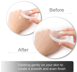 Éponge de maquillage multifonctionnelle en gel de silicone de marque privée, forme goutte d'eau, pour fond de teint - Product Image 5