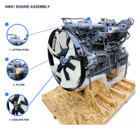 Ensemble complet de moteur diesel turbo Isuzu 6WG1 15,7 L 24 soupapes, moteur à rampe commune pour excavatrice Hitachi Sumitomo Sany