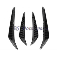Canards de pare-chocs avant en fibre de carbone sèche style MP, ensemble de 4 pièces pour BMW G80 M3 G82 G83 M4 2021+, kit carrosserie sport aérodynamique