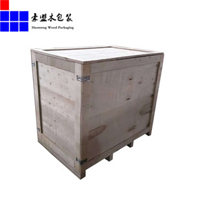 Haomeng Wooden <b>Crate</b> Plywood 15mm Thickness Four Way Entry Customizable Size Export Grade Packaging <b>Box</b> - Product Image 1