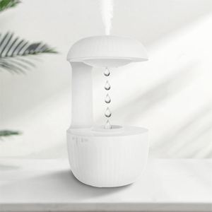 Humidificateur anti-gravité promotionnel, rechargeable par USB, portable, rond, en forme de goutte d'eau, pour la chambre à coucher - Product Image 6