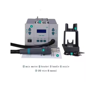 ปืนลมร้อนไมโครคอมพิวเตอร์ Xtester-861dw-1000W รุ่น 861DW สถานีรีเวิร์ค 220v/110V สำหรับบัดกรีโทรศัพท์มือถือแบบไร้สารตะกั่ว - Product Image 4