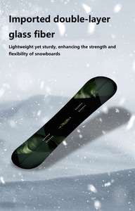Tabla de Snowboard Profesional con Núcleo de Álamo, Diseño Asimétrico, Flexión Receptiva, Estabilidad para Carving, All Mountain, Freeride, Invierno - Product Image 3