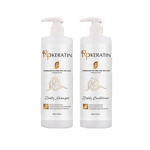 Después del tratamiento complejo <span class=keywords><strong>de</strong></span> queratina Uso diario Alisador Cabello <span class=keywords><strong>Champú</strong></span> y acondicionador <span class=keywords><strong>de</strong></span> queratina - Product Image 1