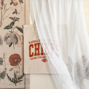 Karma est le gars sur les chefs venant directement à la maison pour moi modèle fourre-tout toile <span class=keywords><strong>sac</strong></span> à bandoulière personnalisé pour les femmes <span class=keywords><strong>de</strong></span> <span class=keywords><strong>voyage</strong></span> 1 pc - Product Image 5