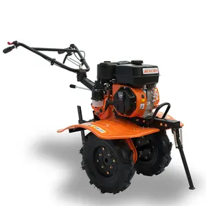 迷你发动机汽油手动牵引车旋转式手动耕作机耕作机手动手扶拖拉机