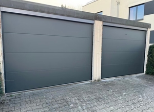 <span class=keywords><strong>Porte</strong></span> de <span class=keywords><strong>garage</strong></span> sectionnelle en fer galvanisé, ouvre-<span class=keywords><strong>porte</strong></span> automatique moderne, moteur électrique, simple paroi, coupe-vent, extérieur de villa - Product Image 2