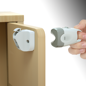 OEM Magnetic Baby Child Kids Safety Lock Magnetic Locking System Drawer Cabinet Cupboard Magnetic Lock with Key.