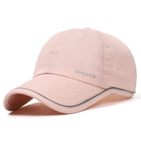 Gorra de Béisbol Deportiva Unisex de Verano, Ligera, Transpirable, de Poliéster, con Visera de Malla, Protección Solar