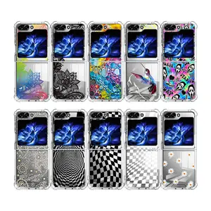 Shockproof lace TPU PC Mobile Phone Case For Samsung Galaxy Z Flip 5