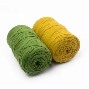 super soft 100% polyester 2CM t shirt crochet yarn polyester for hand knitting diy projects