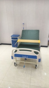 Lit <span class=keywords><strong>médical</strong></span> manuel HOCHEY MEDICAL, économique, réglable, équipement hospitalier, lit patient à commande monomanuelle, fonction simple. - Product Image 6