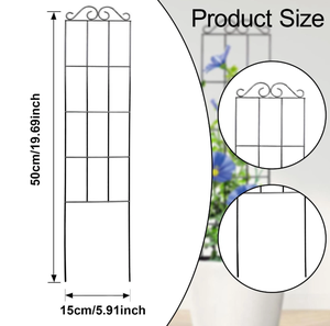 Enrejado plegable de jardín, enrejado de planta transparente de Metal expandible, en forma de paraguas, puertas de valla de hierro de PVC <span class=keywords><strong>Esgrima</strong></span>, estilo de diseño Simple - Product Image 2