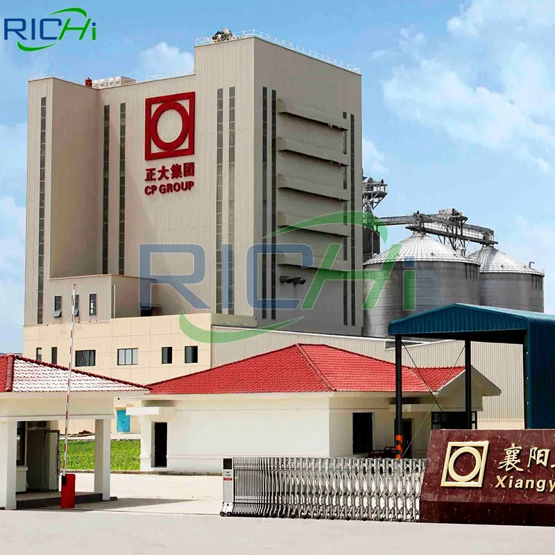 Richi tùy chỉnh 8-12t/h gà gia súc bò lợn cá Thức ăn viên dòng/Máy Làm Thức ăn viên