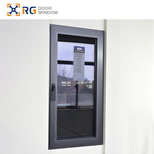 Meilleure vente RG65 Fenêtre vitrée en aluminium à double <span class=keywords><strong>vitrage</strong></span> personnalisée Fenêtre en verre à isolation <span class=keywords><strong>thermique</strong></span> Fenêtres à battant en aluminium à efficacité énergétique - Product Image 3