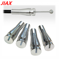 Kit de réparation de câble de poignée de porte de voiture 4 pièces/ensemble, câble de loquet arrière en aluminium, pièces de réparation de câble, accessoires de porte de voiture pour Ford