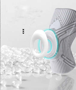 Entrenamiento ajustable Deportes Compresión Rodillera Soporte Manga Envoltura Almohadilla rotuliana Tendón para mujeres y hombres Correr Dolor <span class=keywords><strong>de</strong></span> rodilla - Product Image 4