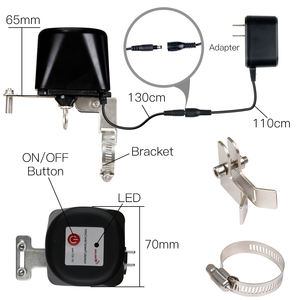 Válvula de agua inteligente Wifi, sistema de automatización del hogar, Control de válvula para Gas o agua, Control por voz, Compatible con Alexa Echo, <span class=keywords><strong>Google</strong></span> <span class=keywords><strong>Hom</strong></span> - Product Image 2