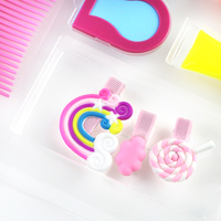 Kit de maquillage pour enfants GP Private Logo Princess Play Hair Beauty Washable Chunky Glitter Gel Set Girls Birthday Gift Private Hair Chalk