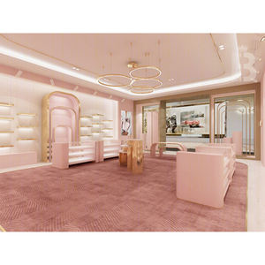 Espositore per borsa e scarpe <span class=keywords><strong>rosa</strong></span> progettato su misura per negozio al dettaglio espositori personalizzati unici - Product Image 5