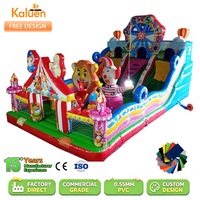 Nouvelle Conception Château Gonflable Grande Roue de Ferris avec Toboggan en PVC de Haute Qualité pour Amusement Intérieur et Extérieur Prix Usine Vente Chaude