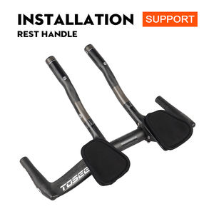 TOSEEK-<span class=keywords><strong>Guidon</strong></span> de vélo de route TT20 en fibre de <span class=keywords><strong>carbone</strong></span>, accessoire VTT - Product Image 6