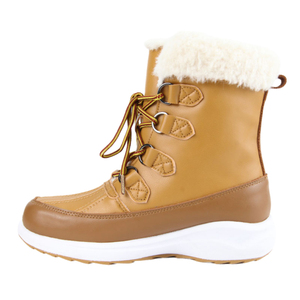 Stivali da Neve Invernali da <span class=keywords><strong>Donna</strong></span>, Stivaletti Impermeabili <span class=keywords><strong>con</strong></span> Pelliccia Sintetica, Comodi Stivali Corti da Esterno - Product Image 2