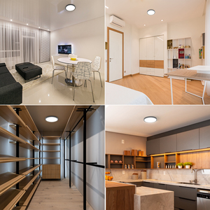 Lámpara de Techo LED Moderna de 7 Pulgadas y 15W, 5CCT, Redonda, de Superficie, Disponible en Nuestro Almacén de EE. UU. - Product Image 5