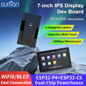 ชุดอุปกรณ์ HMI ESP32-P4 ขนาด 7.0 นิ้ว ความละเอียด 1024×600 |   Wi-Fi 6 (ESP32-C6), กล้อง OV5647, หน้าจอสัมผัสแบบ Capacitive, บอร์ด RISC-V AI พร้อมตัวเรือน W863 - Product Image 6