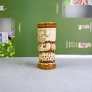 Creative American Tiki Bar 400ml Taza de porcelana esmerilada Taza de cóctel Hawaiano para regalos de negocios Restaurantes del Día de San Valentín - Product Image 5