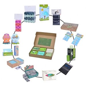 Bolsas para excremento de perro de almidón de maíz, compostables, de alta calidad, biodegradables, con dispensador, perfumadas. - Product Image 2