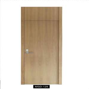 Porte en bois massif de conception moderne en gros, porte composite, porte intérieure, porte en bois massif pour la maison - Product Image 1
