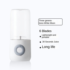 Licuadora portátil de viaje para batidos, taza 30s, potencia de trituración de hielo, licuadora USB, Mini licuadora Personal de 350ml con pajita - Product Image 5