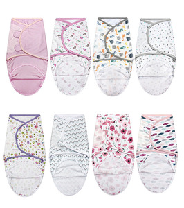 Baumwoll strick druck Babys chlafsack Sack Infant Swaddle Blanket für Neugeborene 0-<span class=keywords><strong>3</strong></span> Monate Jungen Mädchen - Product Image 5