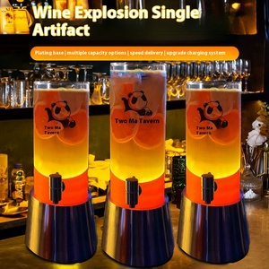 Dispensador de Cerveza Artesanal de Barril Pequeño de 3/<span class=keywords><strong>5</strong></span> Litros XY, Dispensador de <span class=keywords><strong>Cola</strong></span> Mágico Famoso en Internet, Acrílico - Product Image 3