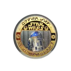5 Tipos de Medallas Conmemorativas de Star Wars, Monedas de Anime de Dibujos Animados para Bodas y Cumpleaños - Product Image 5