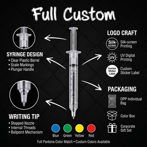 <span class=keywords><strong>Stylo</strong></span> <span class=keywords><strong>à</strong></span> <span class=keywords><strong>bille</strong></span> en plastique de simulation de seringue d'aiguille d'infirmière de personnalité originale de vente chaude - Product Image 4