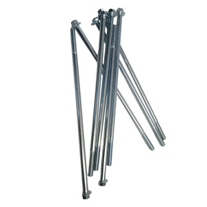 Vis longues en acier au carbone M8*235 à bride hexagonale pour générateur/moteur, vis ISO/DIN933/GB, vis anti-desserrage simples - Product Image 5