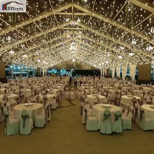 Carpa de boda transparente de aluminio para fiesta