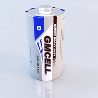 Batería de zinc-carbono GMCELL 1.5V R20P D de alta resistencia, certificada CE, 2 años de vida útil, para electrodomésticos y uso doméstico, venta al por mayor.