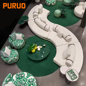Puruo seccional Premium moderno italiano sofá de lujo sala de estar sofá de cuero genuino conjunto canapés de muebles de salon divano - Product Image 2